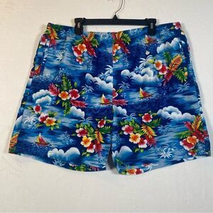 Polo Sport Ralph Lauren Floral/Tropical Theme Swim Shorts Size XXL